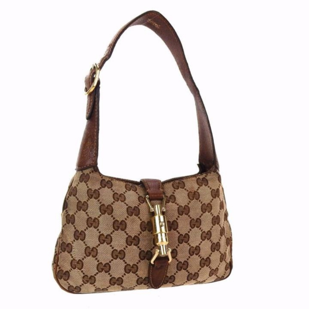 Gucci: Mini Jackie Piston 1961 Monogram Hobo Bag (RARE) - Picture 16 of 16
